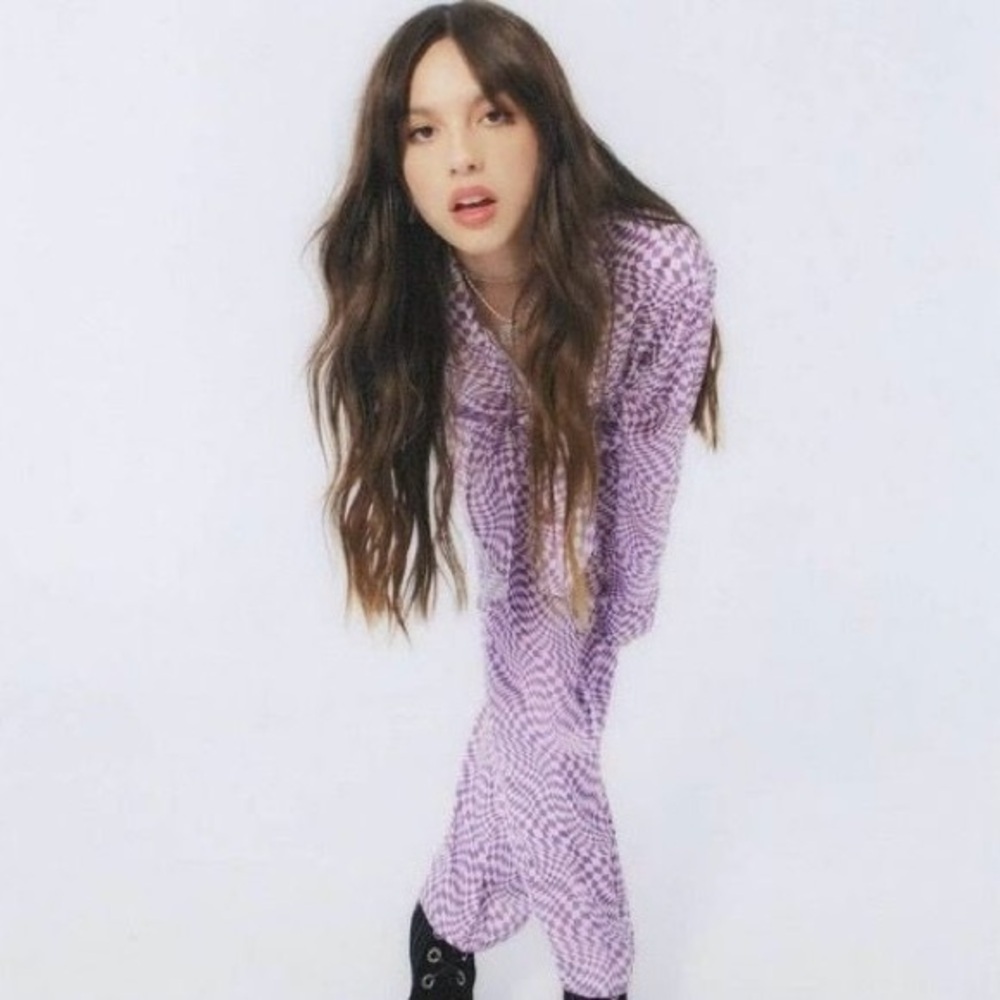 Lisa Says Gah Bailey Lounge Pant in Purple Warp Check - Picture 3 of 11